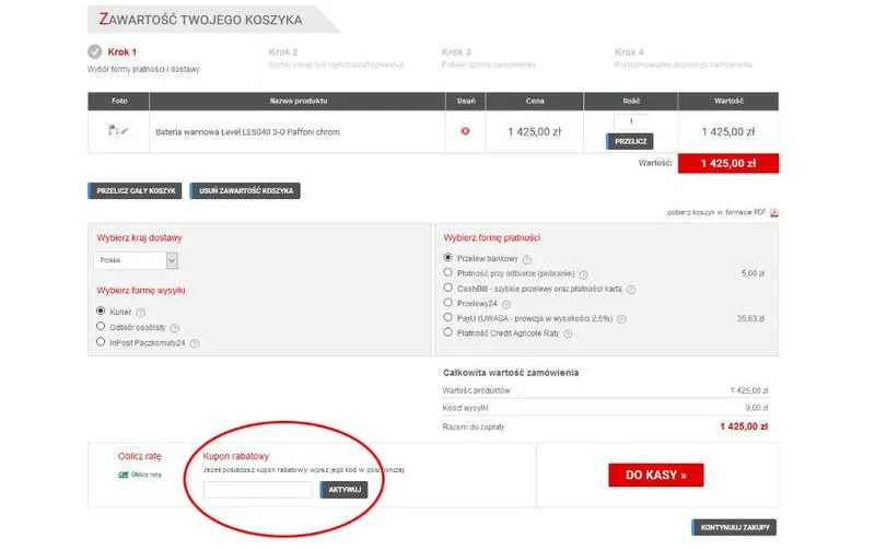 Jak korzystać z kuponów