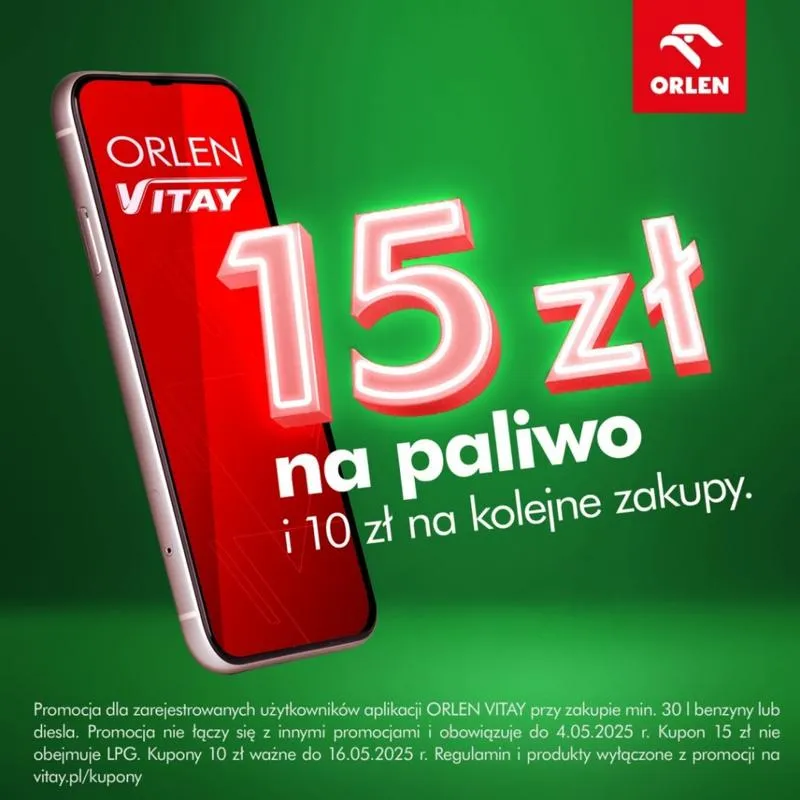 Kupony na paliwo Orlen